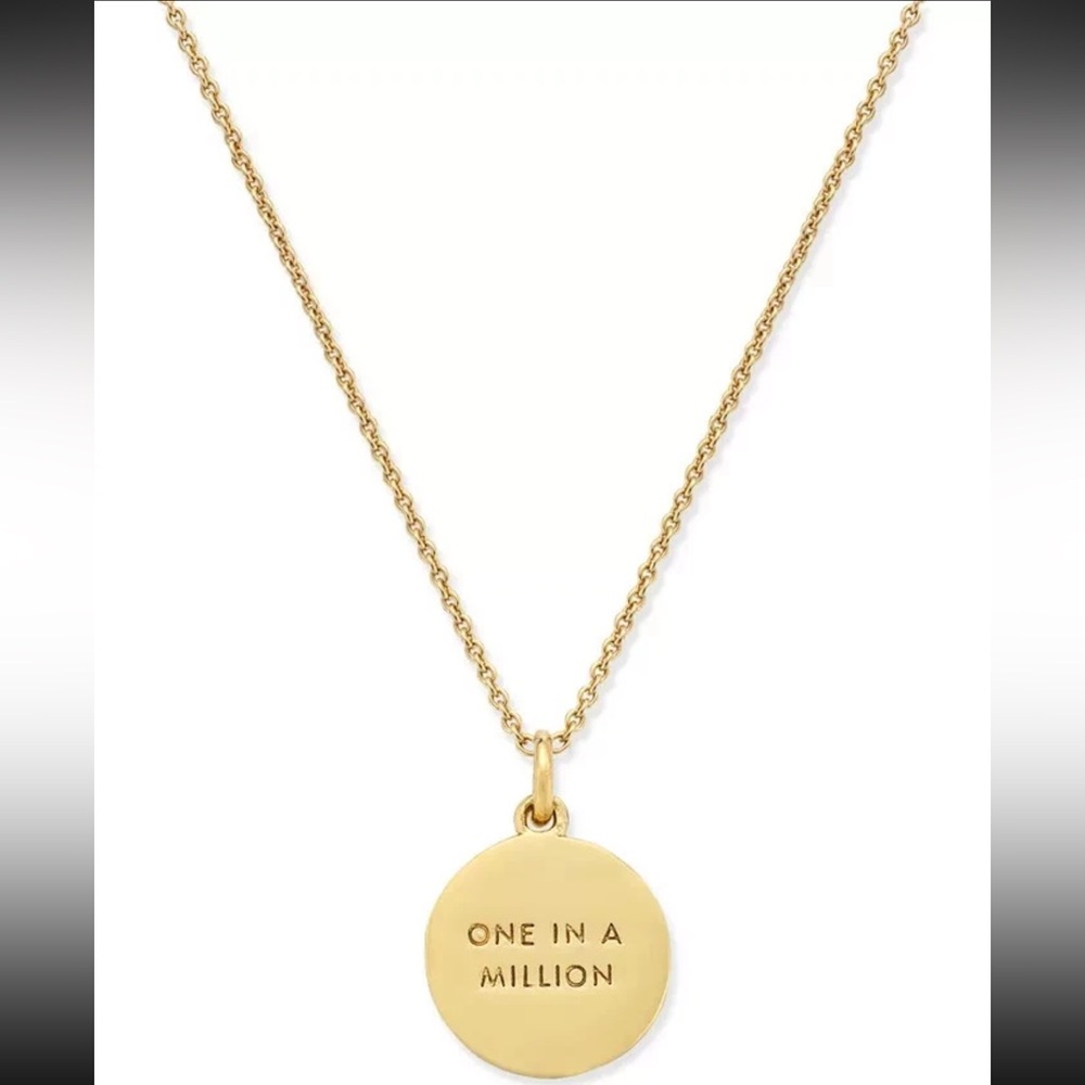 Kate Spade New York Initial Pendant Necklace H Gold - Picture 2 of 2